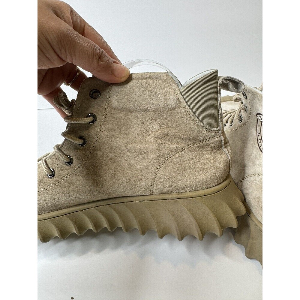 Casual Leather Boots Handmade Designer High Top Size 42 (9)new - Picture 8 of 14